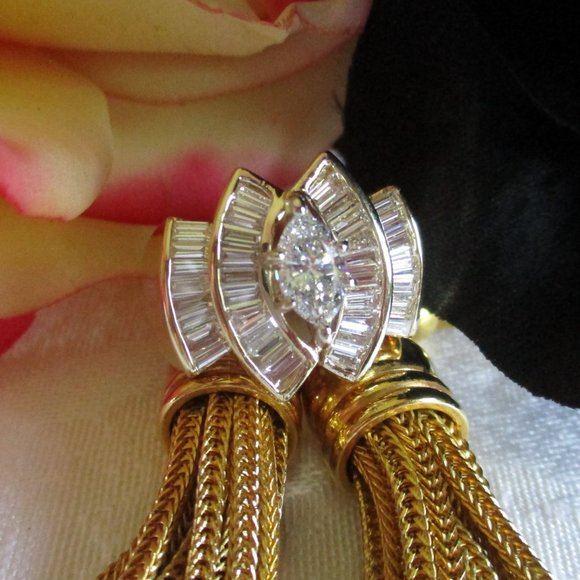 ππΉπ LADYβS GENUINE-AUTHENTIC 14K YELLOW GOLD DIAMOND RING β SIZE 4.5 ππΉπ - Picture 6 of 16